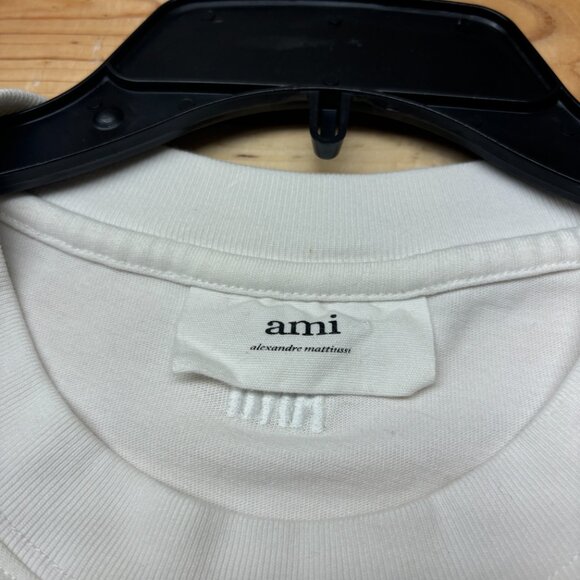 AMI Alexandre Mattiussi x Jean Julien Shirt White Mens Large - Picture 11 of 14